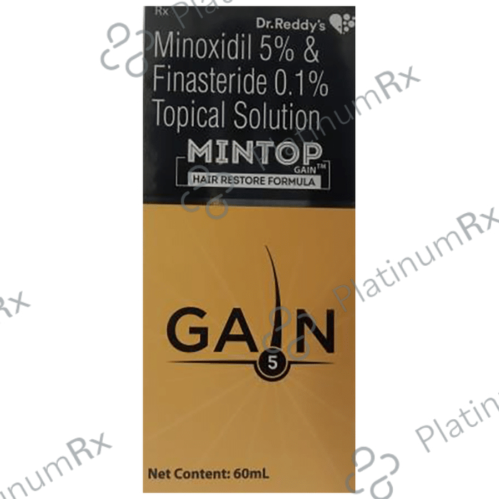 Mintop Gain 5 Plus Hair Restore Formula Kit Solution 60ml