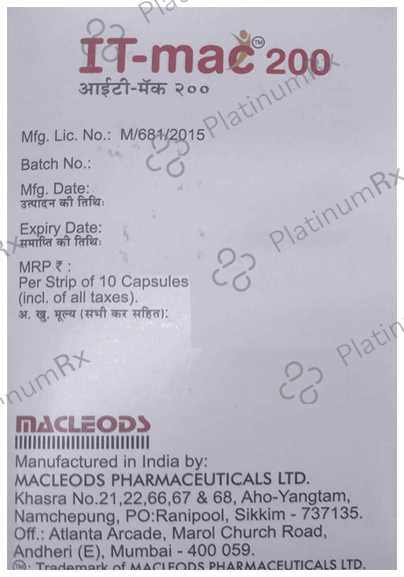 IT Mac 200mg Capsule 10s