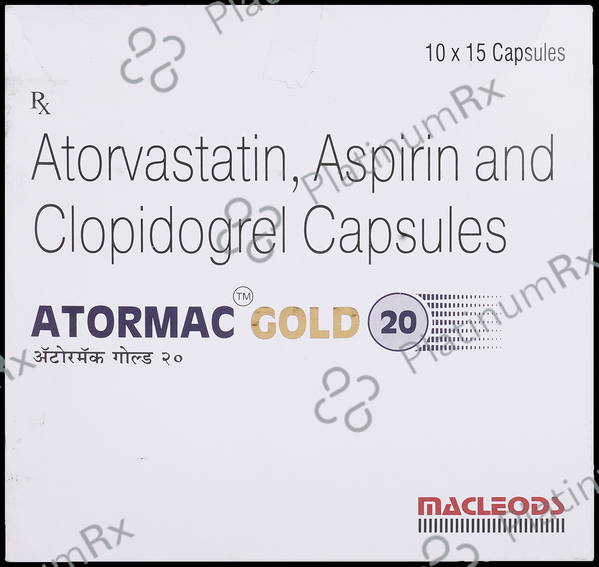 Atormac Gold 20/75/75mg Capsule 15s