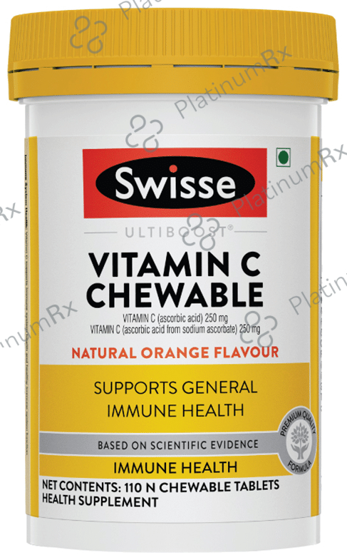 Swisse Ultiboost Vitamin C Chewable Natural Orange Tablet 110s