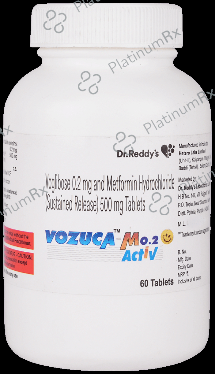 Vozuca M Activ 500/0.2mg Tablet SR 60s