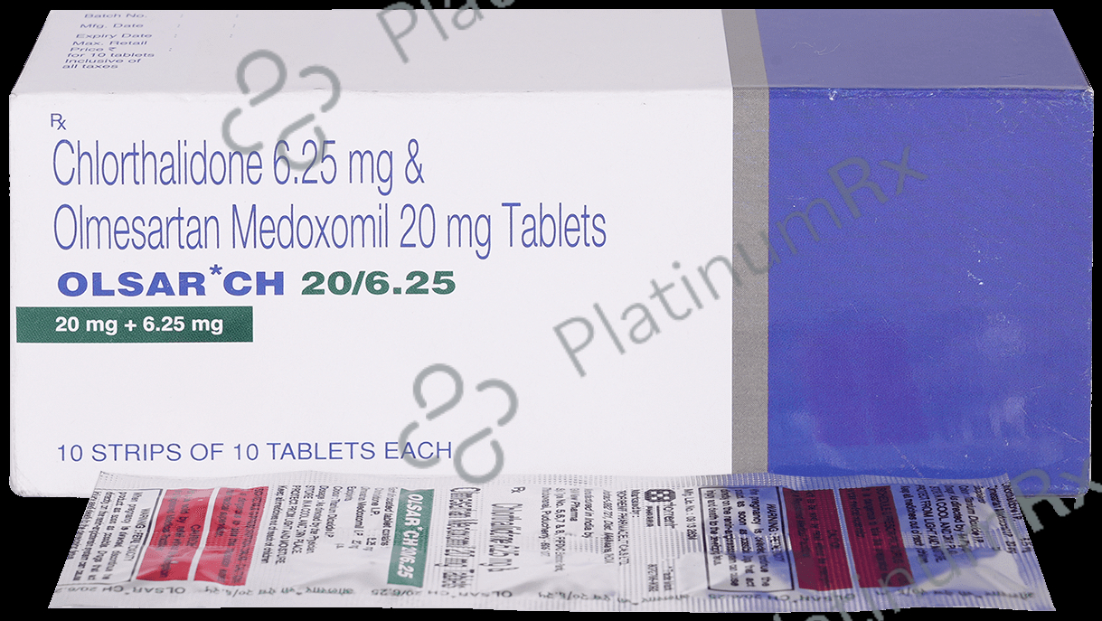 Olsar CH 20/6.25mg Tablet 10s