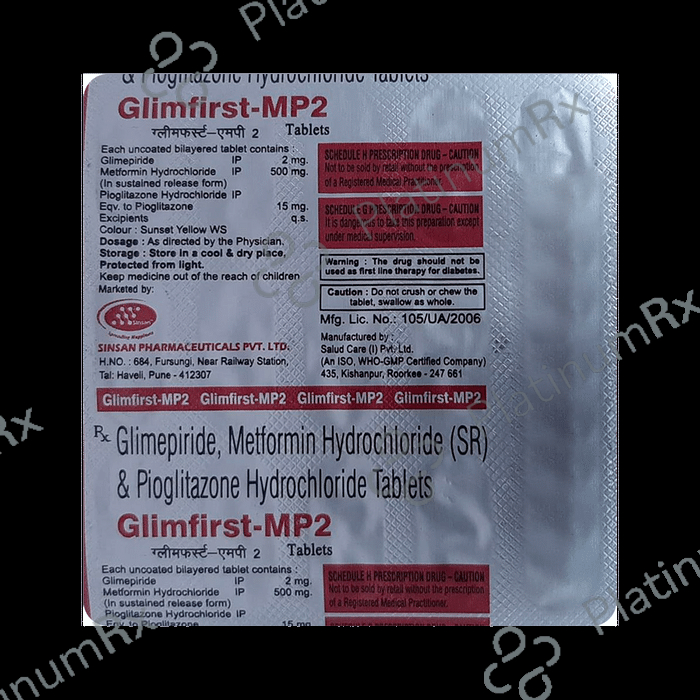 Glimfirst-MP 2 Tablet SR 10 Tablet SR
