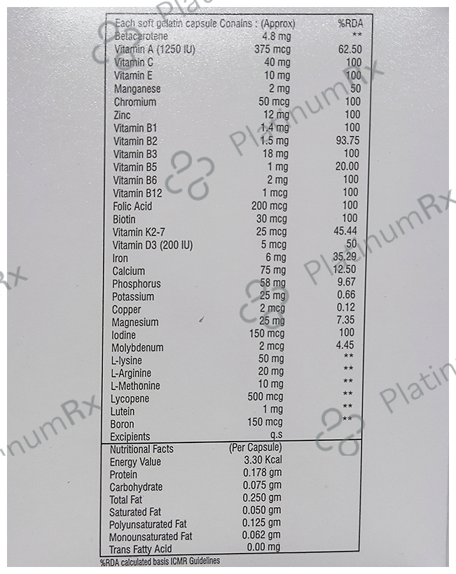 Vevitz Softgel Capsule