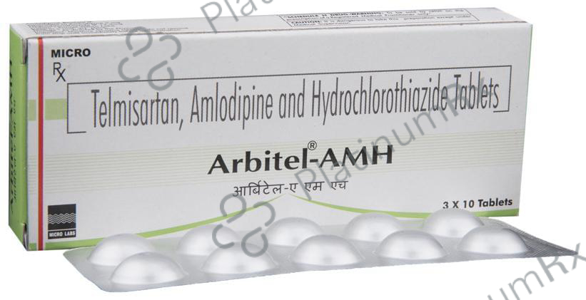 Arbitel AMH 5/12.5/40mg Tablet 10s