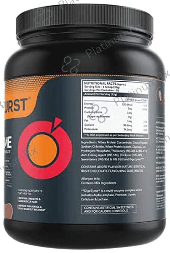 Proburst Whey Supreme Protein - With BCAAs & Glutamine for Muscle Recovery - Flavour Powder Irish Chocolate
