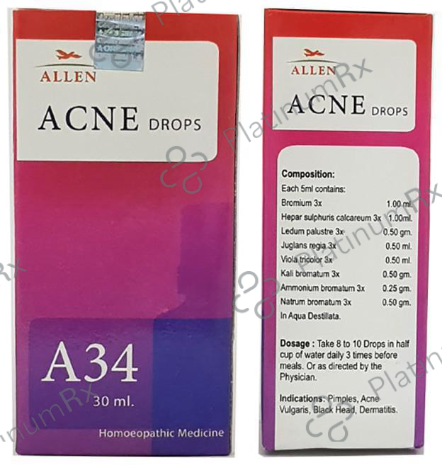 Allen A34 Acne Drop