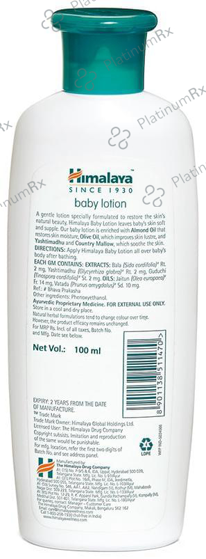 Himalaya Baby Lotion 100 ml