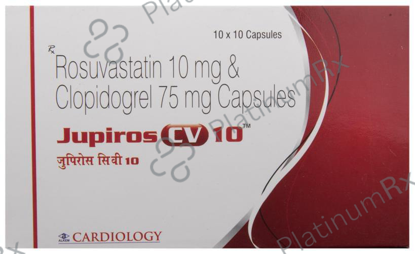 Jupiros CV 10/75mg Capsule 10s