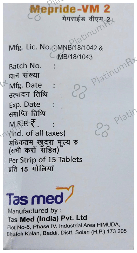 Mepride VM 2 Tablet SR 15s