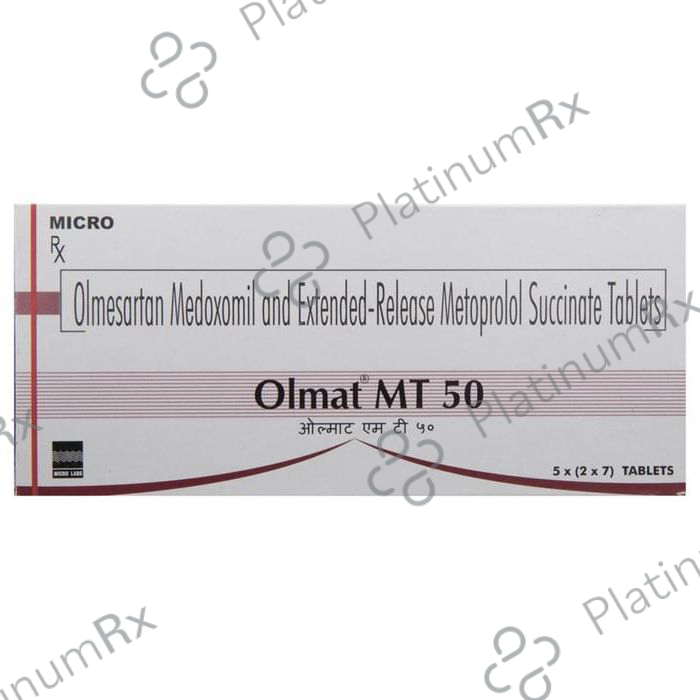 Olmat MT 50 47.5/20mg Tablet ER 15s