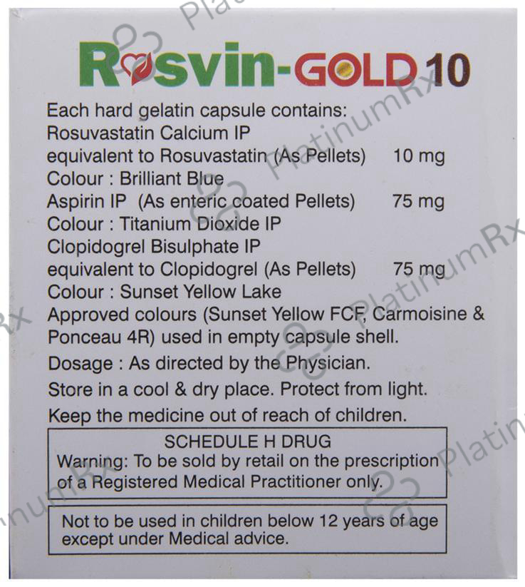 Rosvin Gold Capsule 10s