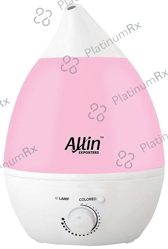 Allin Exporters Cool Mist Ultrasonic Humidifier (2.4Ltr Tank) Pink