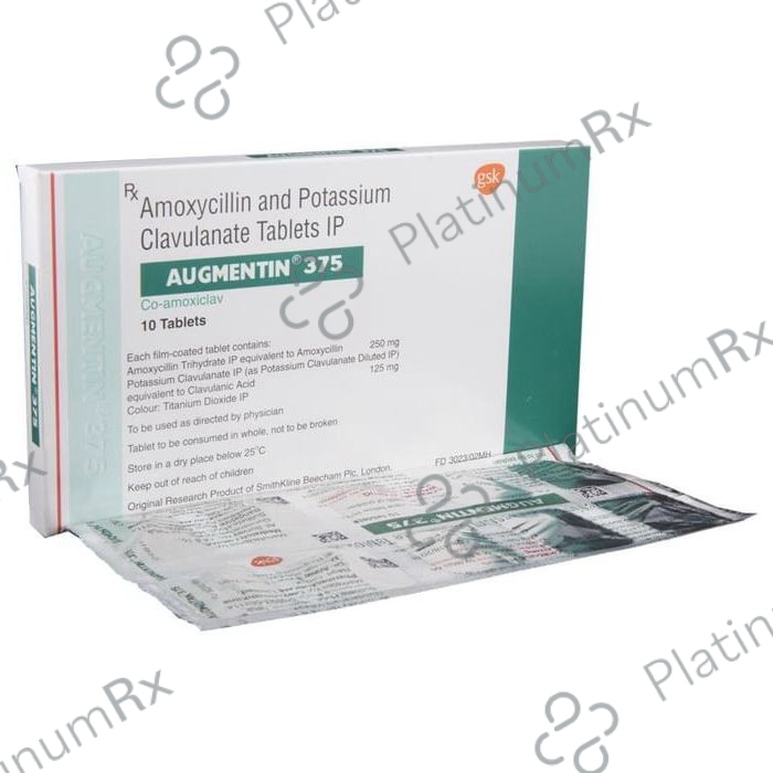 Augmentin 375mg Tablet 10s