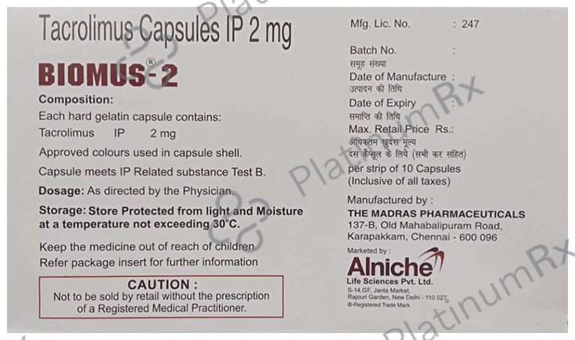 Biomus 2mg Capsule 10s