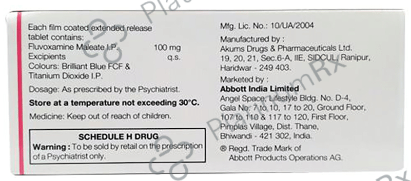 Uvox CR 100mg Tablet 10s