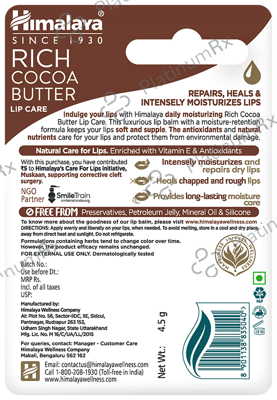Himalaya Rich Cocoa Butter Lip Care