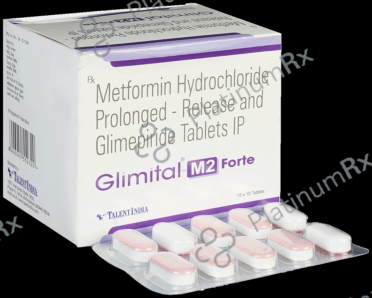 Glimital M2 Forte Tablet PR