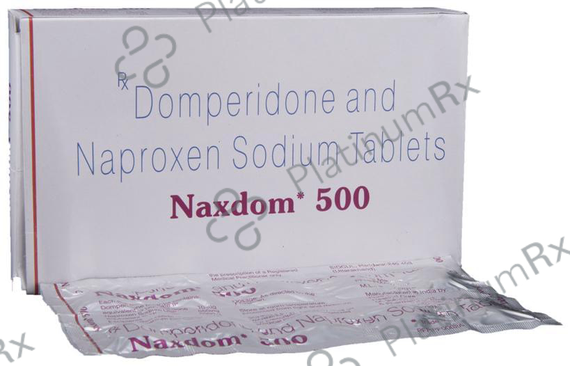 Naxdom 500/10mg Tablet 10s