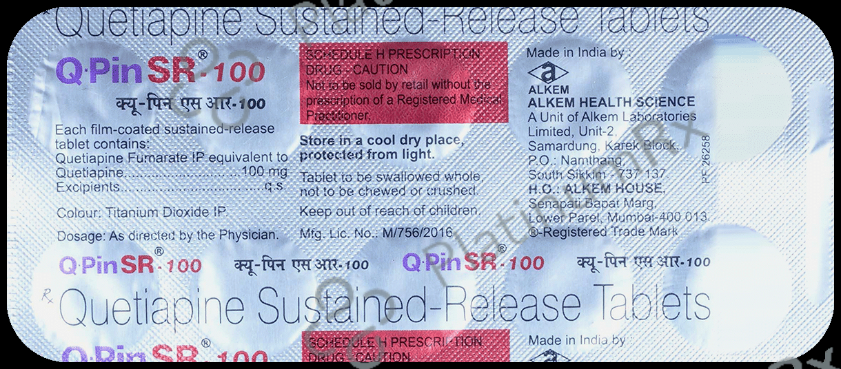 Q Pin SR 100mg Tablet 10s