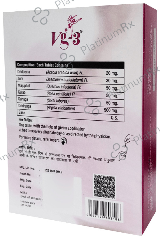 Dharmani's International Vg 3 Tablet