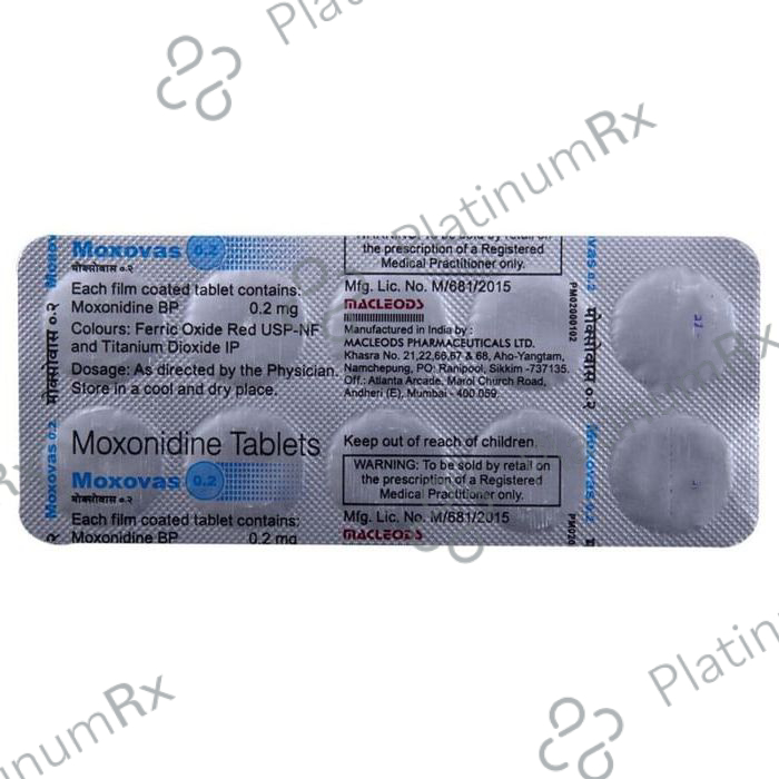 Moxovas 0.2mg Tablet 10s
