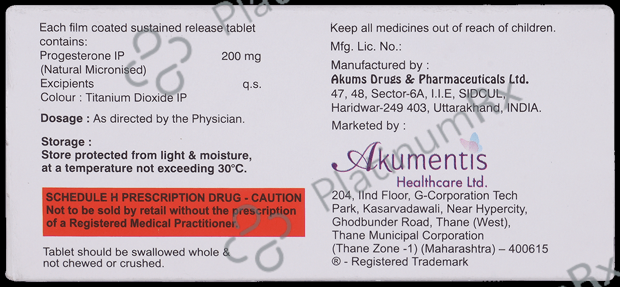 Seacure -SR 200 Tablet