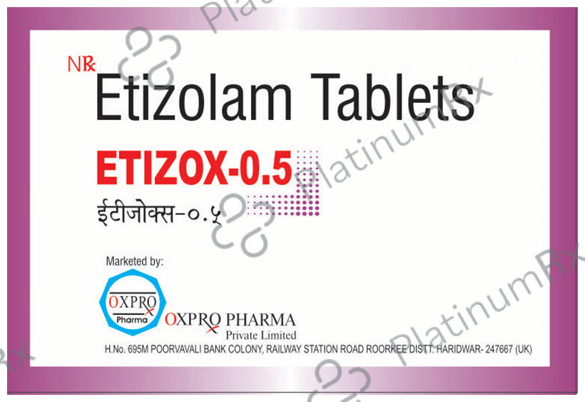Etizox 0.5 Tablet