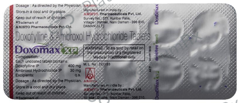 Doxomax XP 30/400mg Tablet 10s
