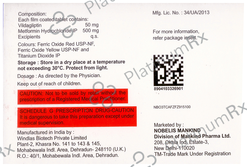 Zukanorm M 500 Tablet 10 Tablet