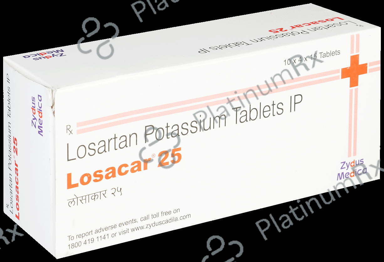 Losacar 25mg Tablet 15s