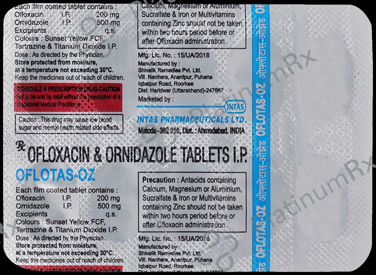 Oflotas OZ Tablet 10s
