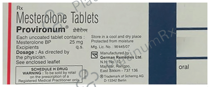 Provironum 25mg Tablet 10s