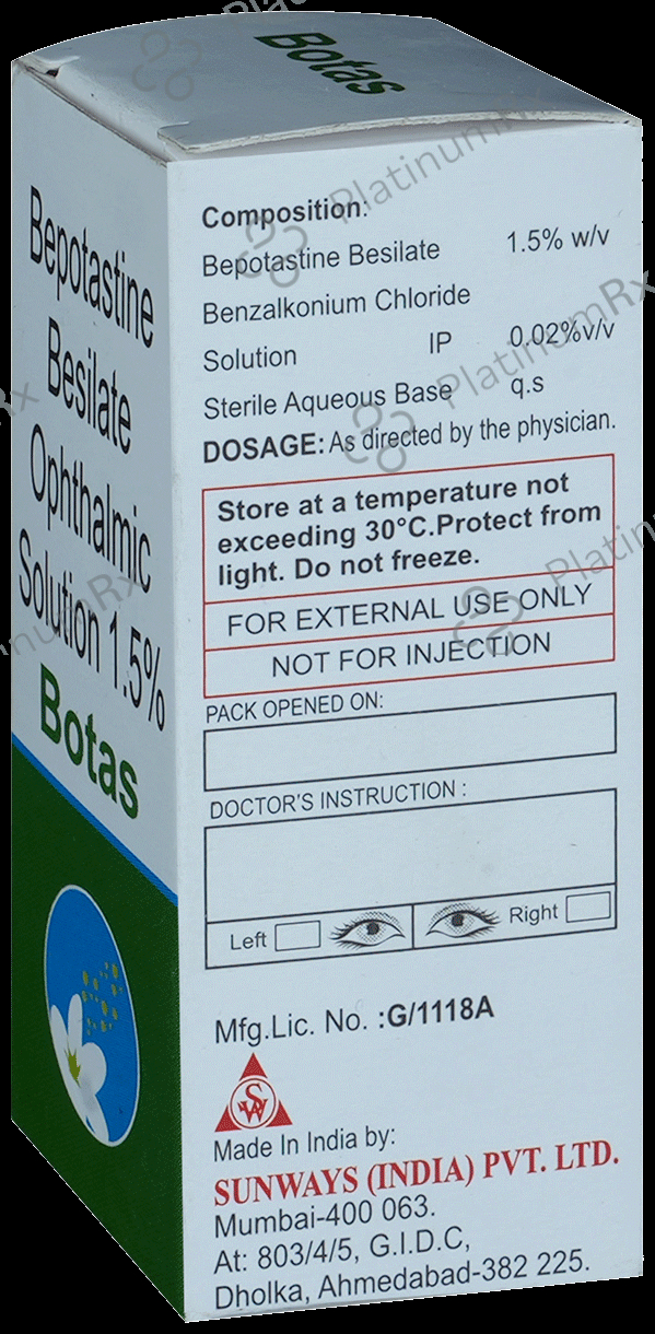 Botas Ophthalmic Solution