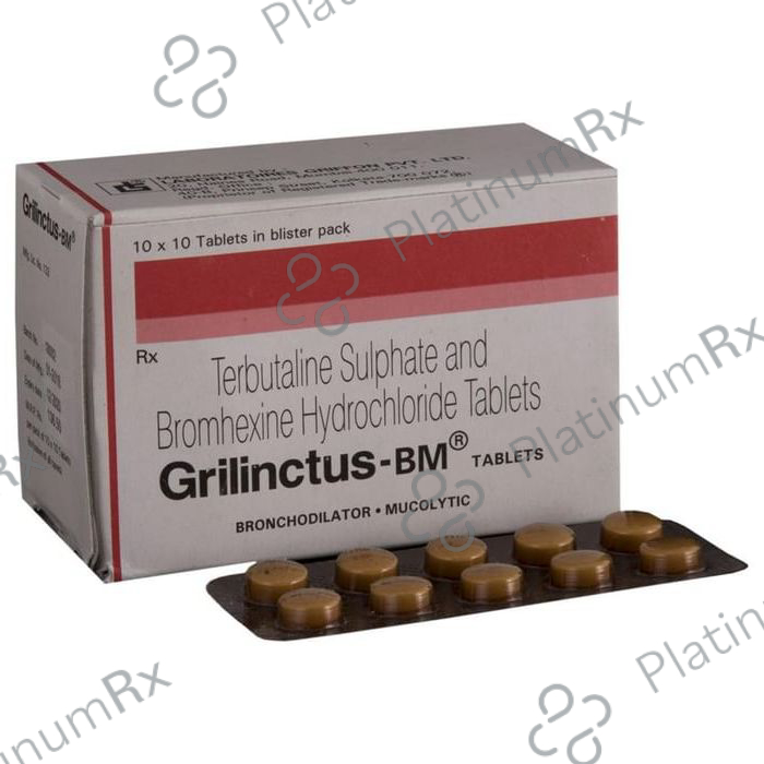 Grilinctus BM 2.5/8mg Tablet 10s