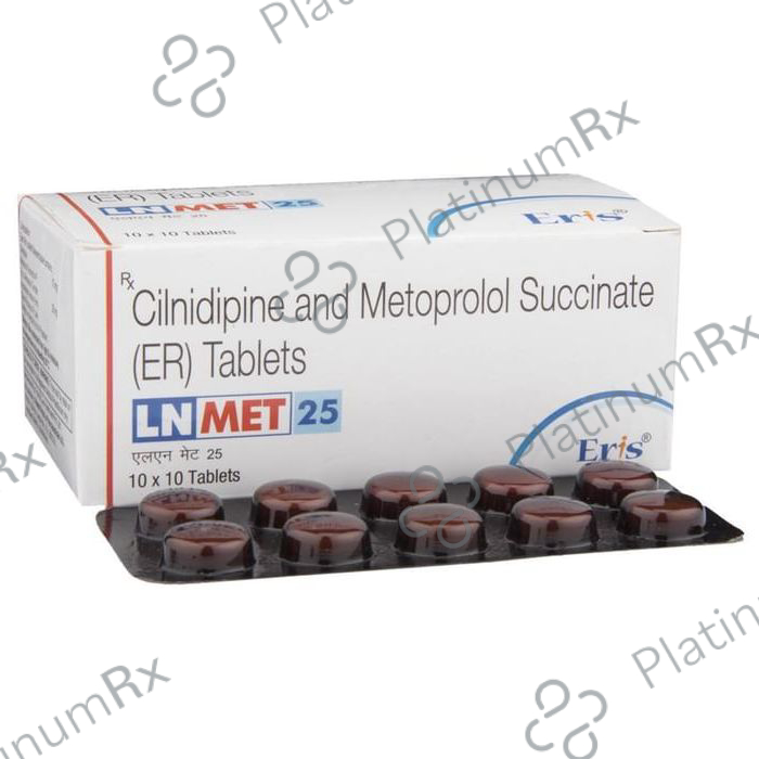 LN Met 10/25mg Tablet ER 10s