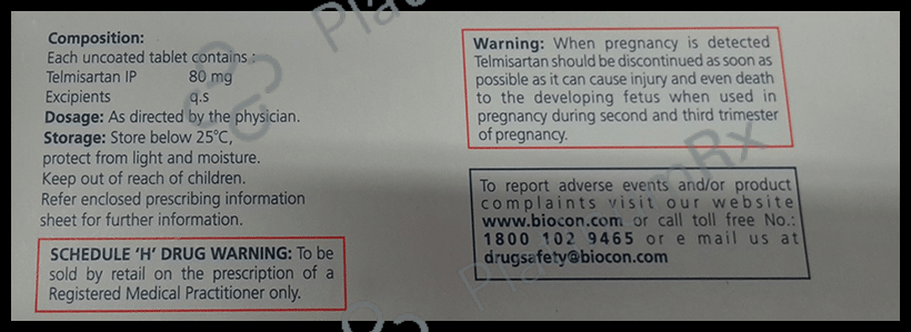 Telmisat 80 Tablet