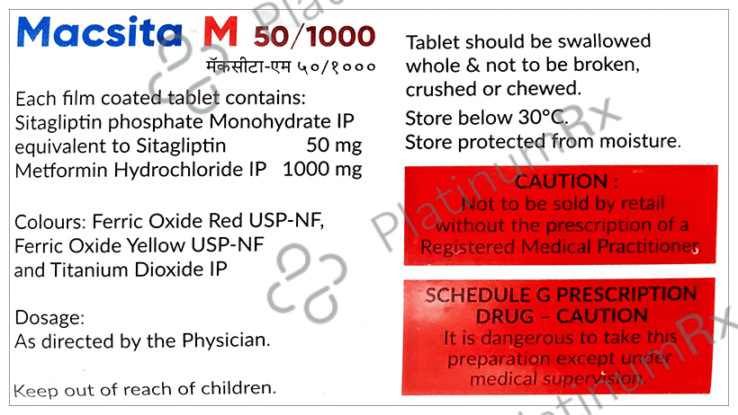 Macsita-M 50/1000 Tablet
