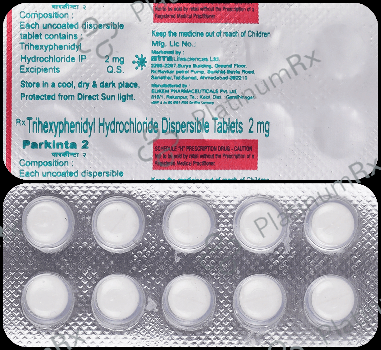 Parkinta 2mg Tablet
