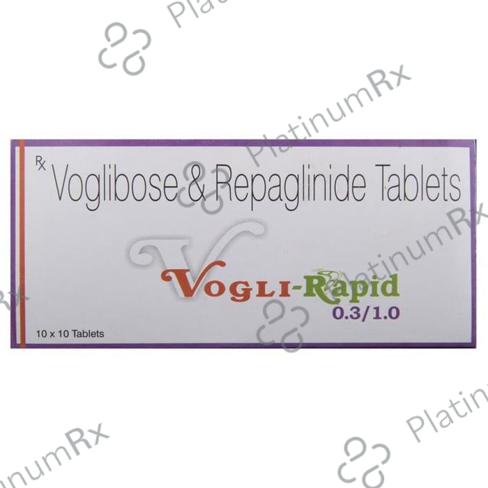 Vogli Rapid 0.3/1mg Tablet 10s