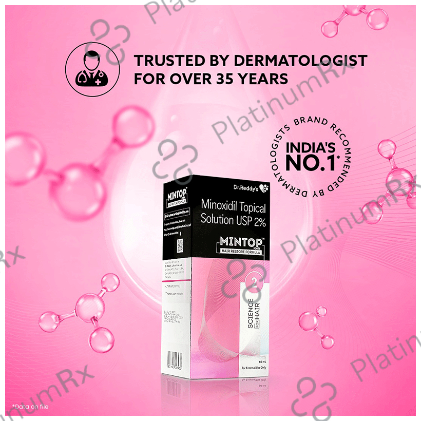 Mintop Forte 2% Hair Restore Formula Solution 60ml