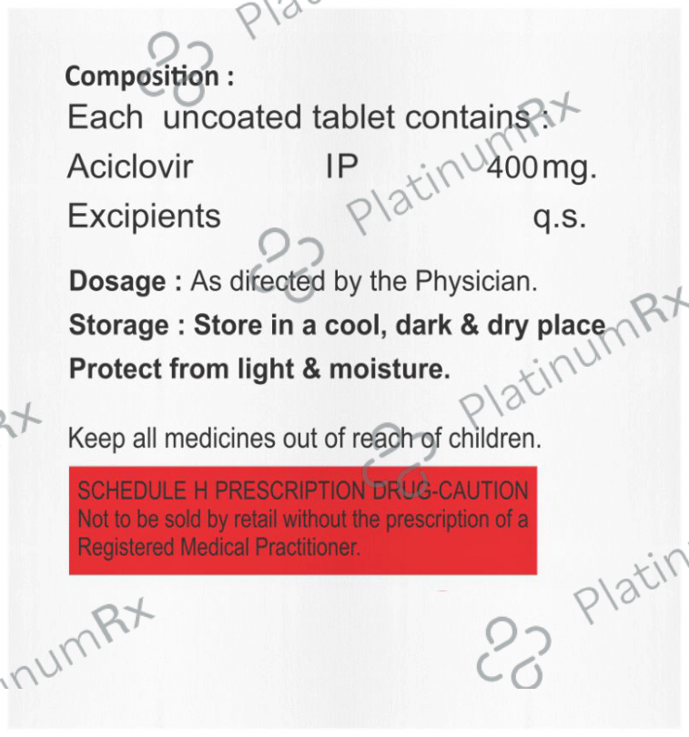 Aclovil 400 Tablet