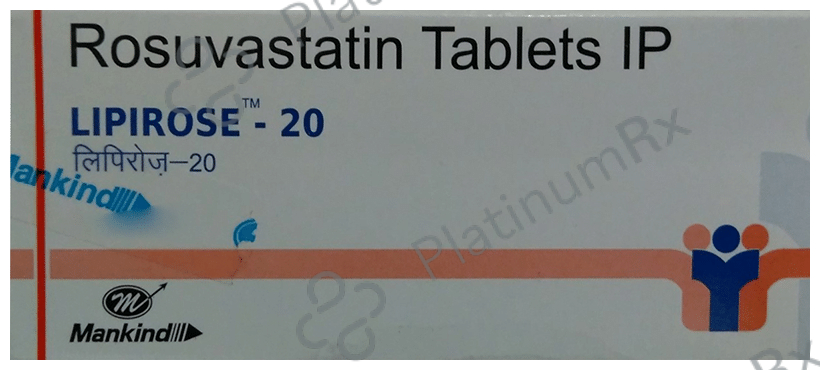 Lipirose 20mg Tablet 10s