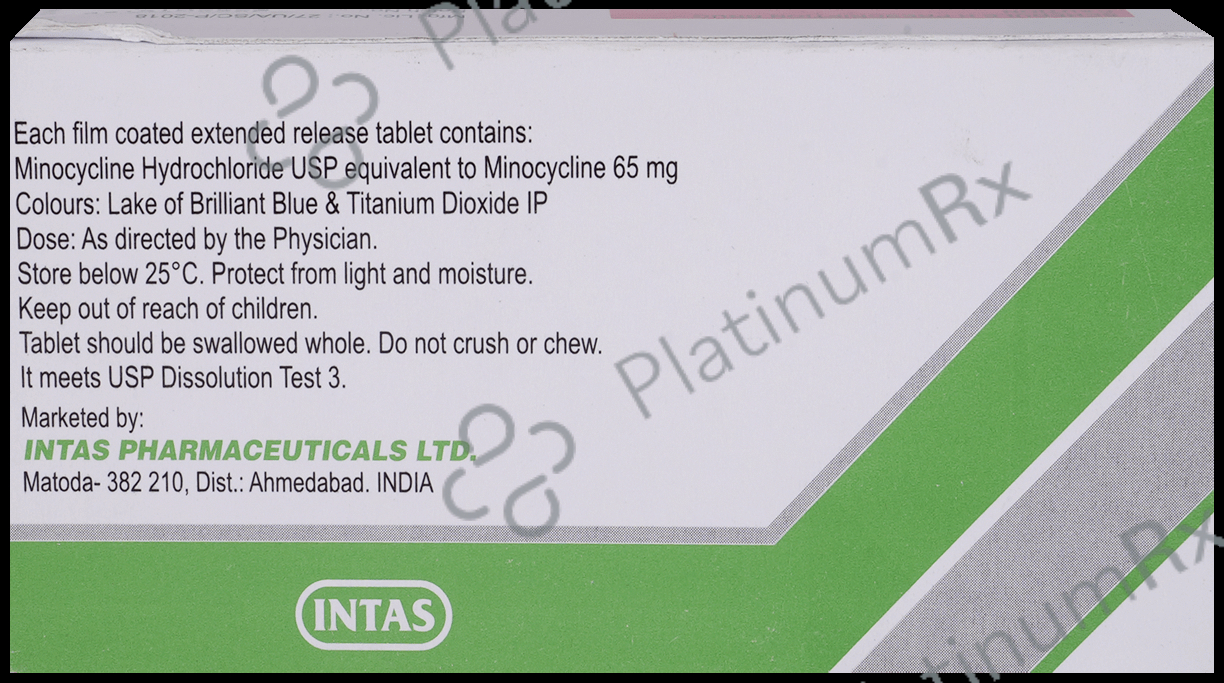 Minotas 65mg Tablet ER