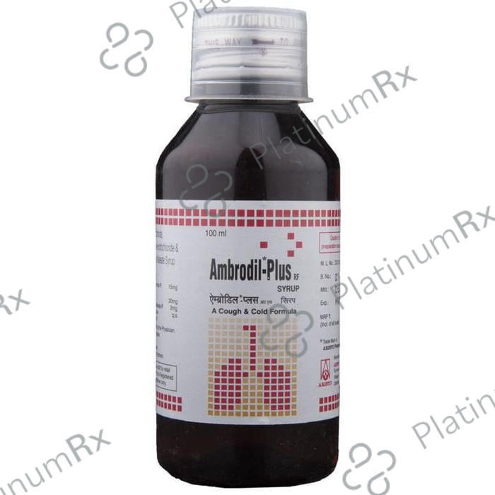 Ambrodil Plus 15mg/2mg/30mg RF Syrup 100ml
