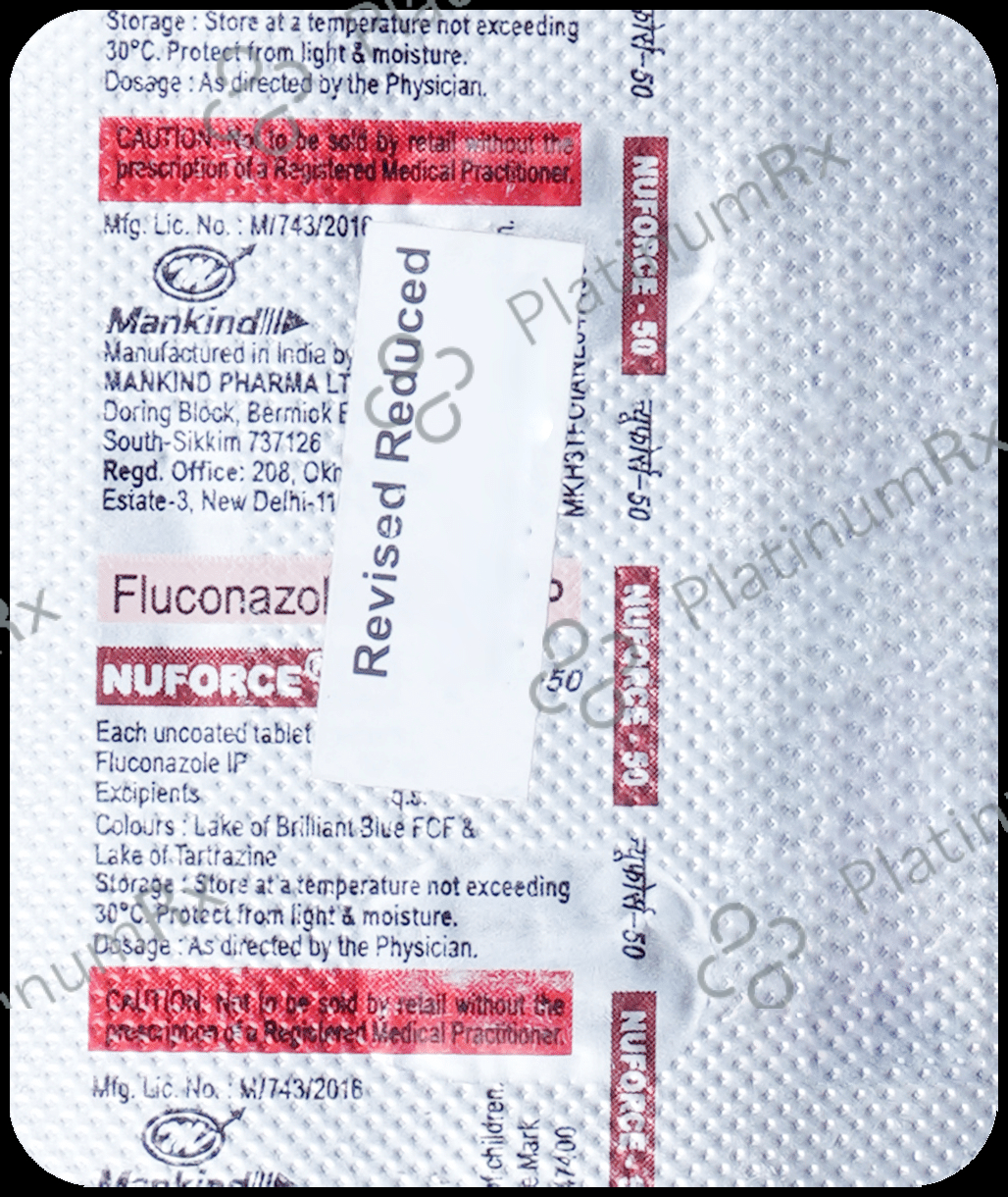 Nuforce 50mg Tablet 2 Tablet