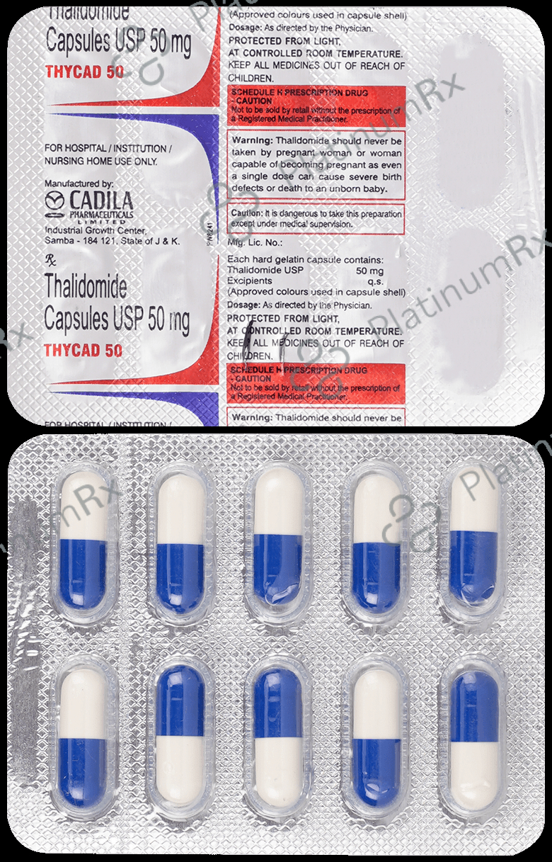 Thycad 50mg Capsule