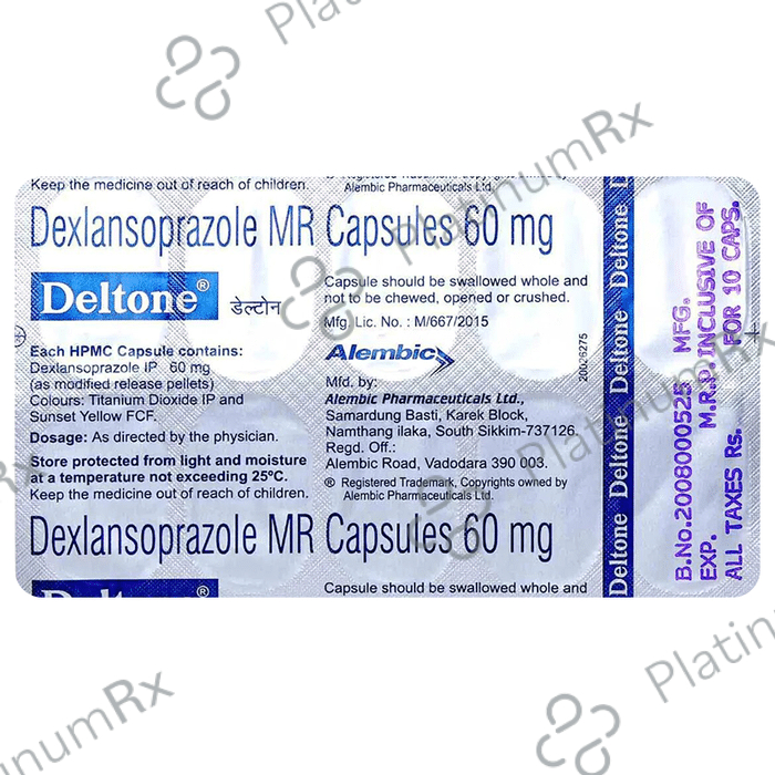Deltone 60mg Capsule MR 10s