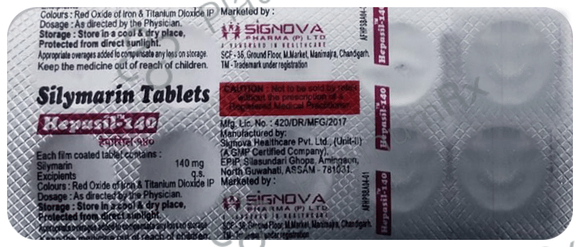 Hepasil 140mg Tablet