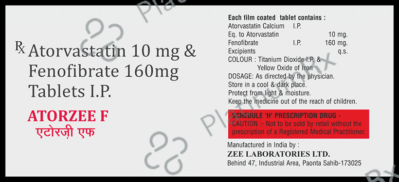 Atorastin F 10mg/160mg Tablet